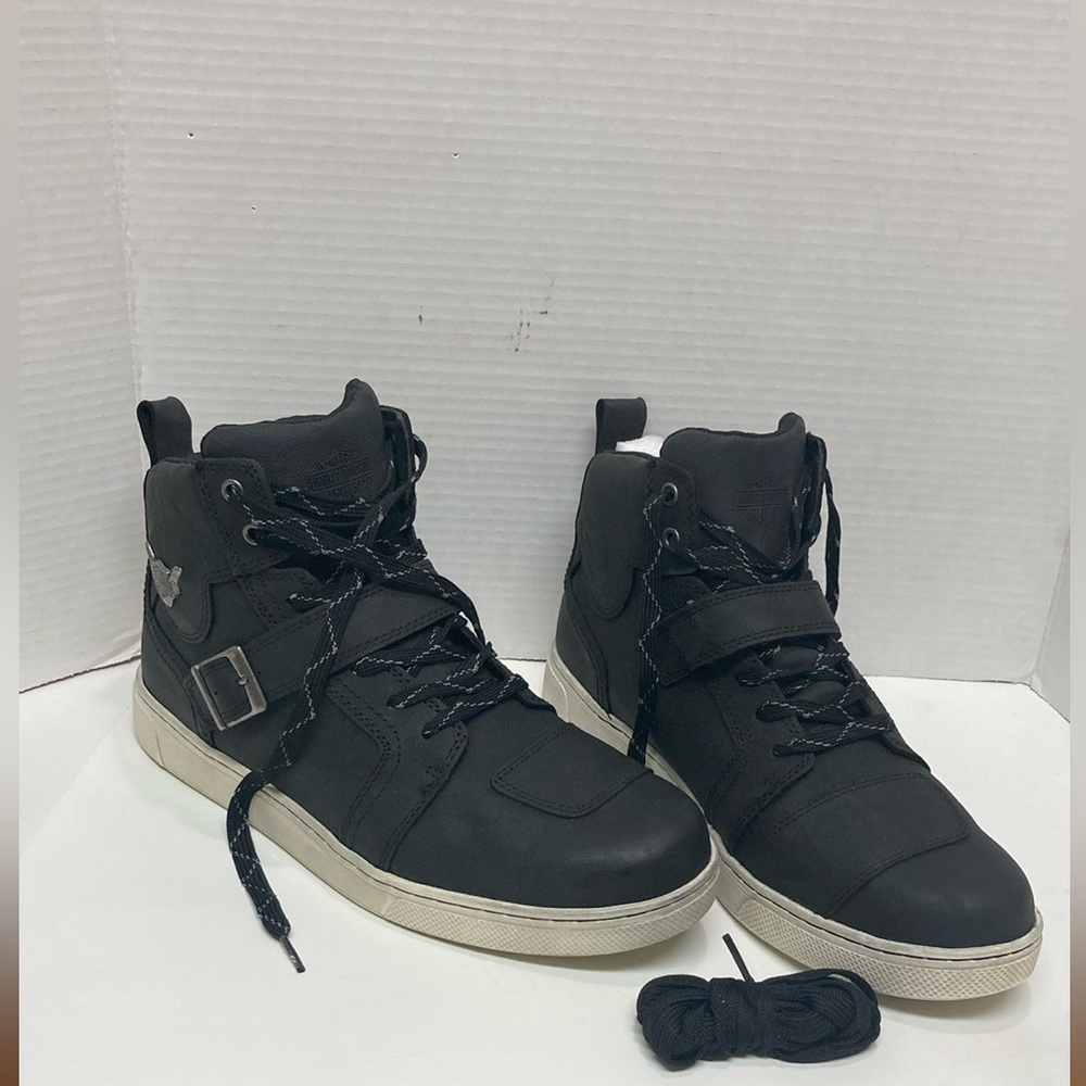 HARLEY DAVIDSON BATEMAN ANKLE PRO WITH STRAP RIDING ANKLE BOOTS Sneakers MENS - Picture 13 of 13